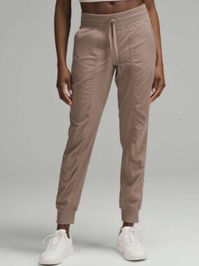 Lululemon Taupe Mid Rise Studio Joggers